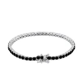 3mm Black Diamond Tennis Bracelet