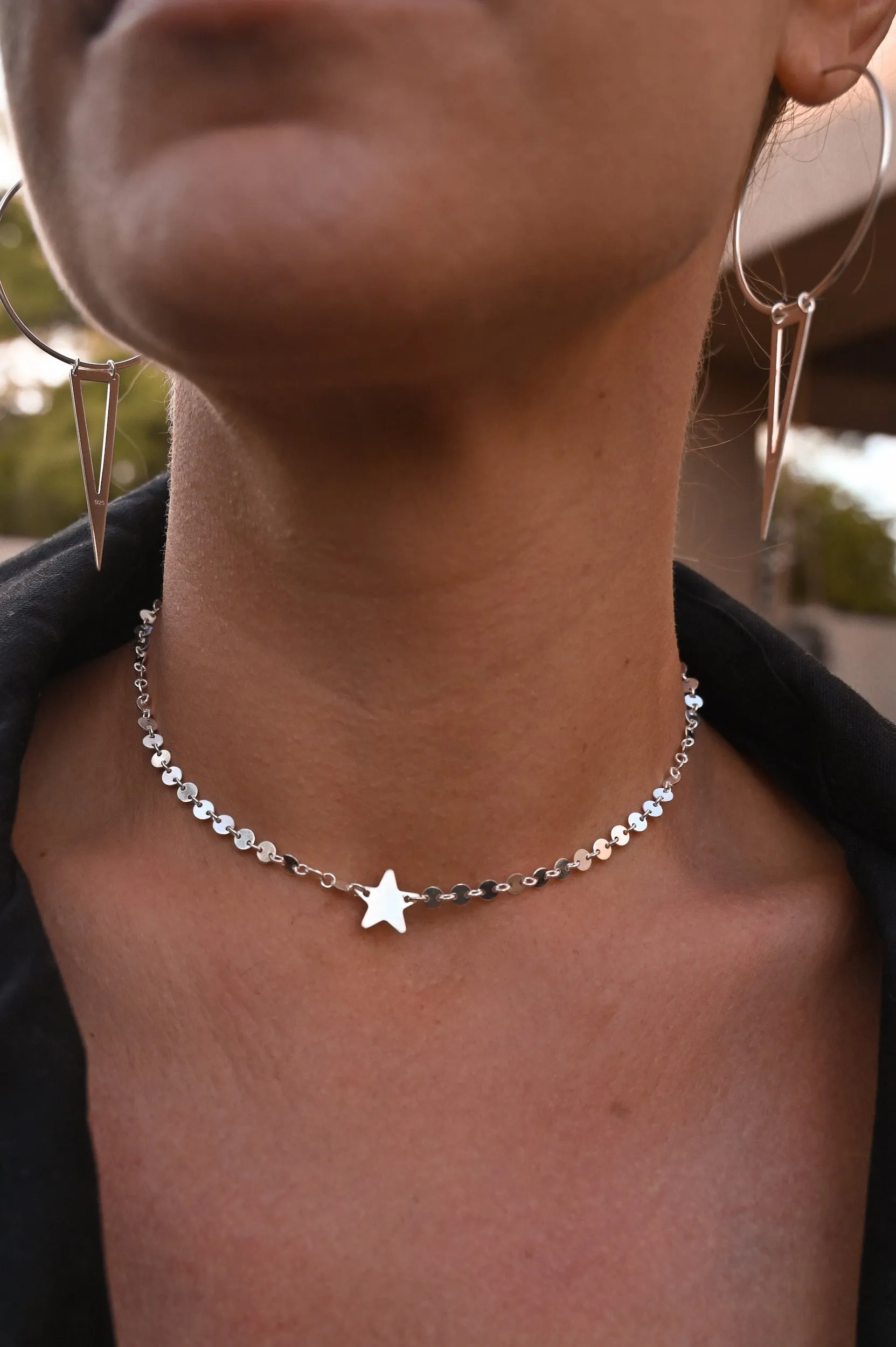 A Star Is Born Silver Necklace