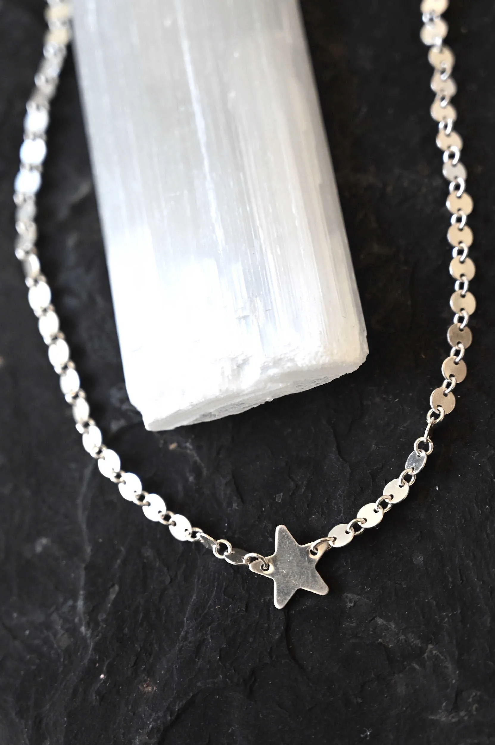 A Star Is Born Silver Necklace