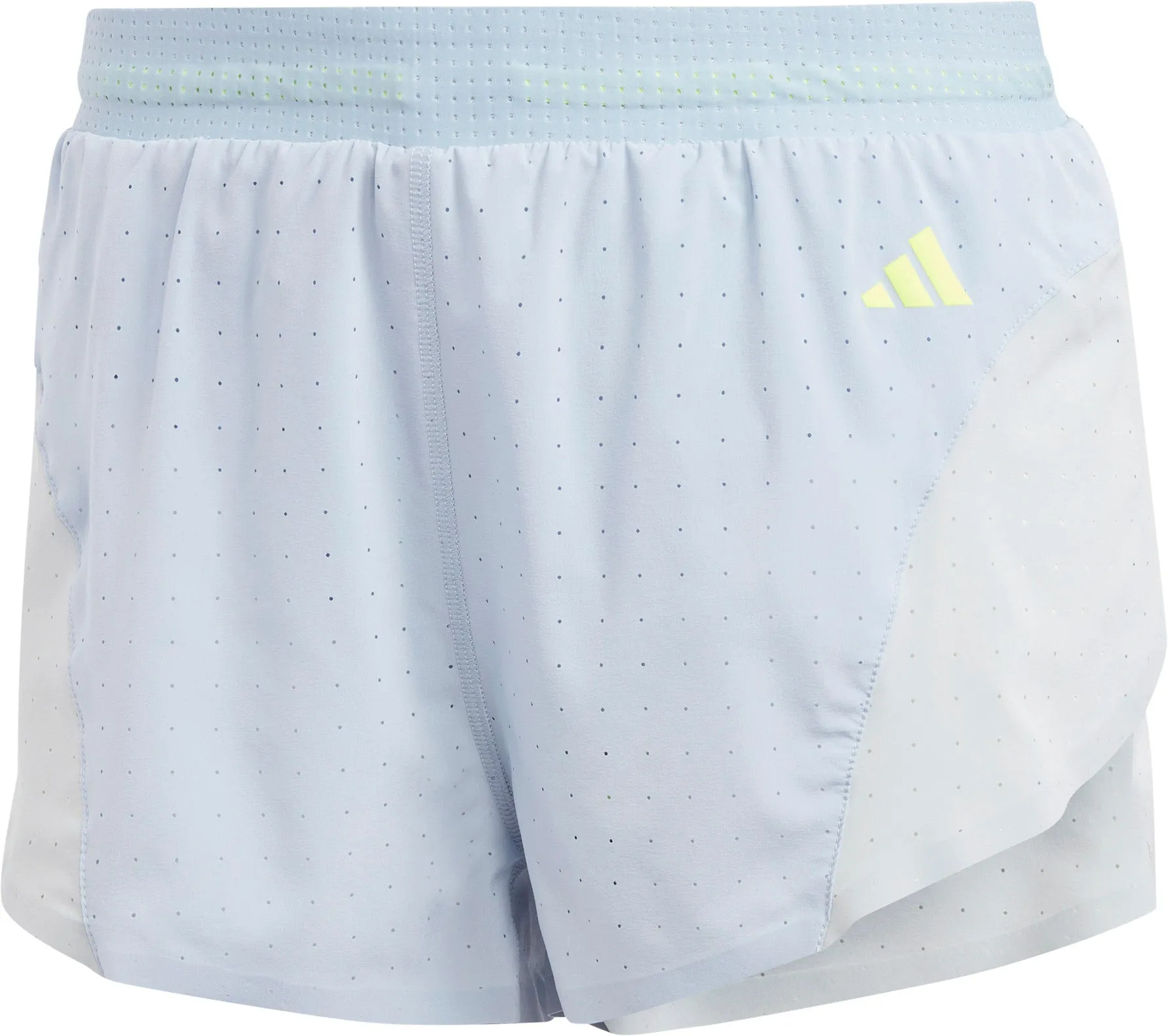 adidas Adizero Womens Split Running Shorts - Blue