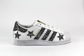 Adidas Superstar Stelle Glitter Black Silver