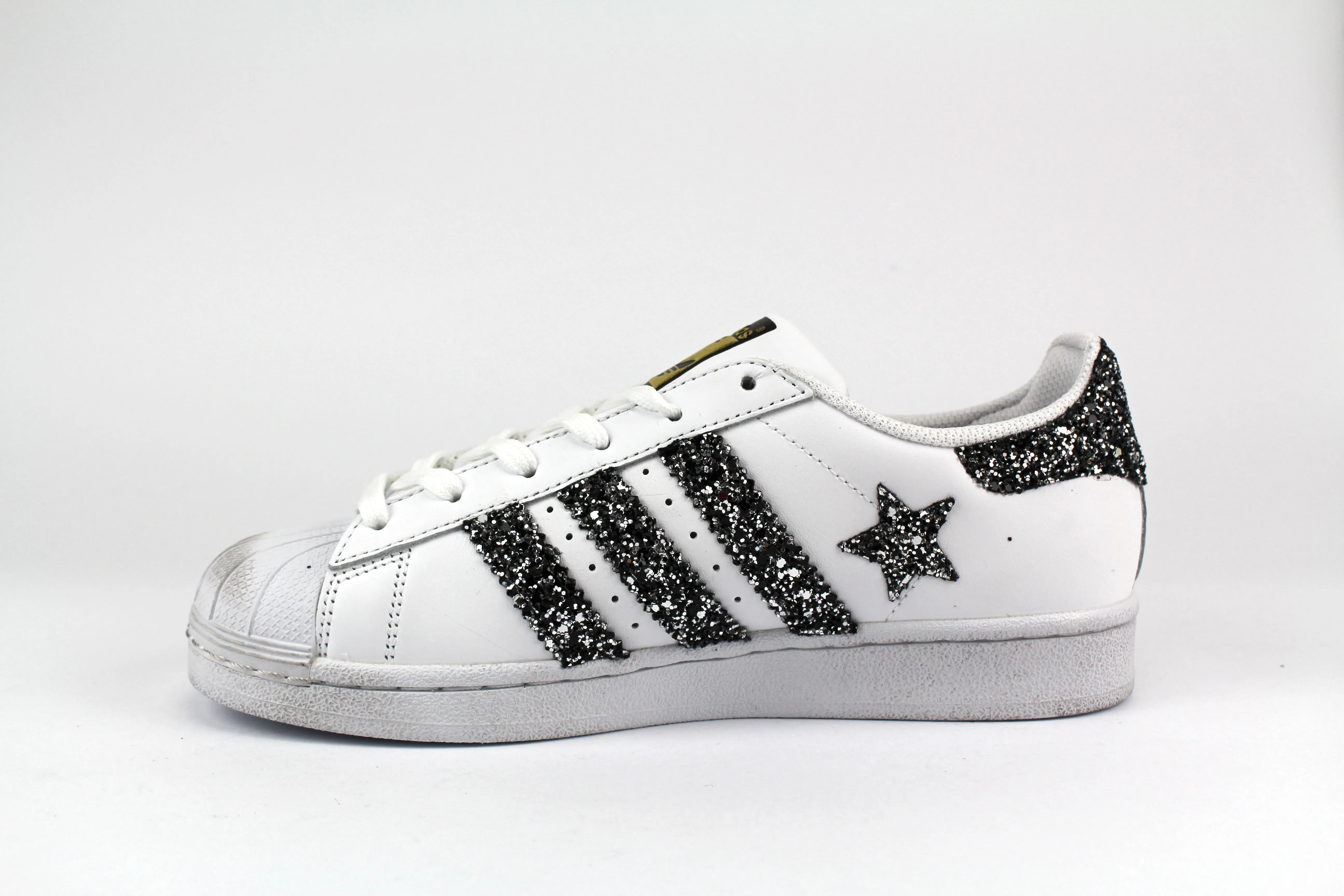 Adidas Superstar Stelle Glitter Black Silver