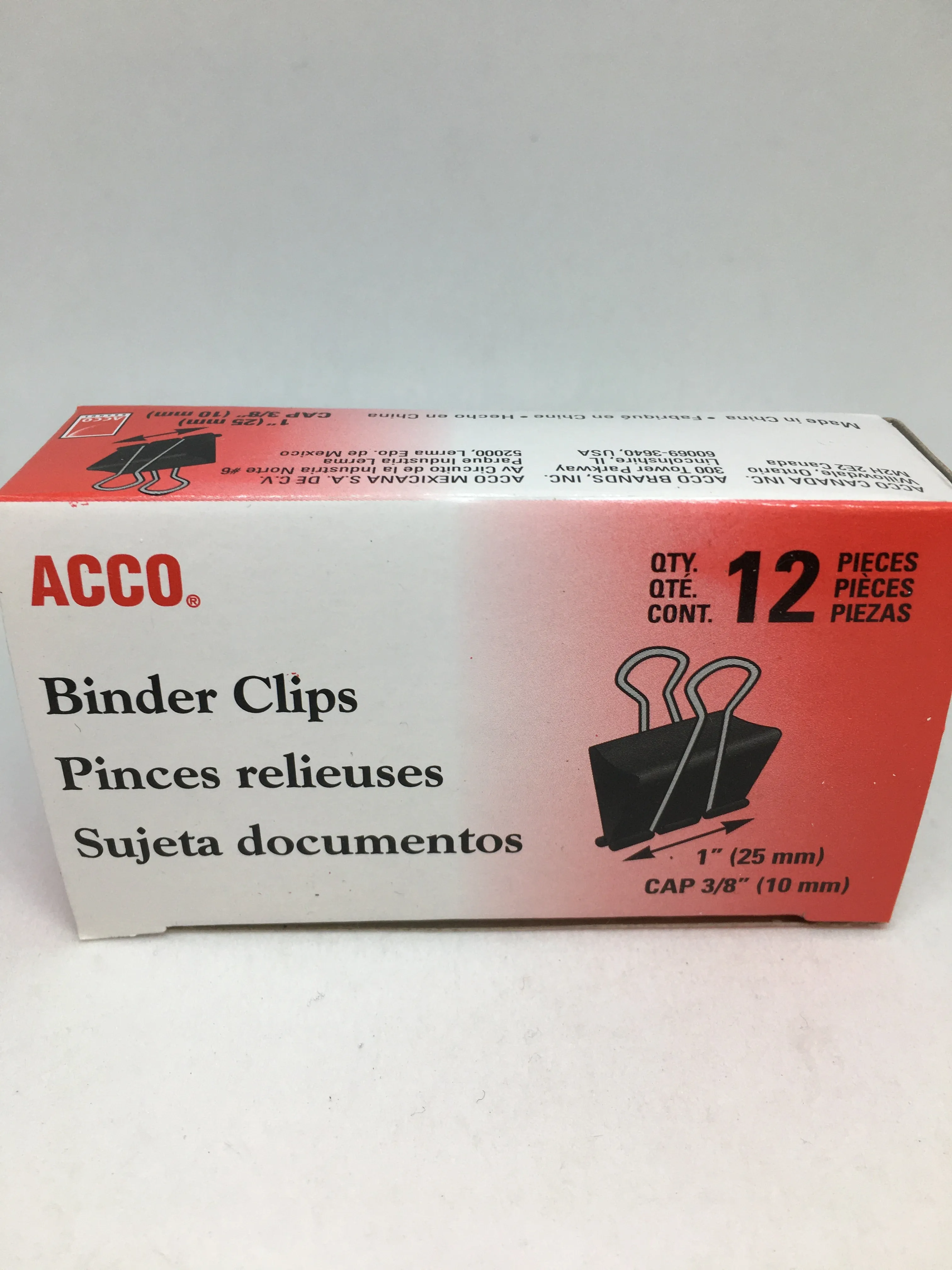 Black Binder Clips