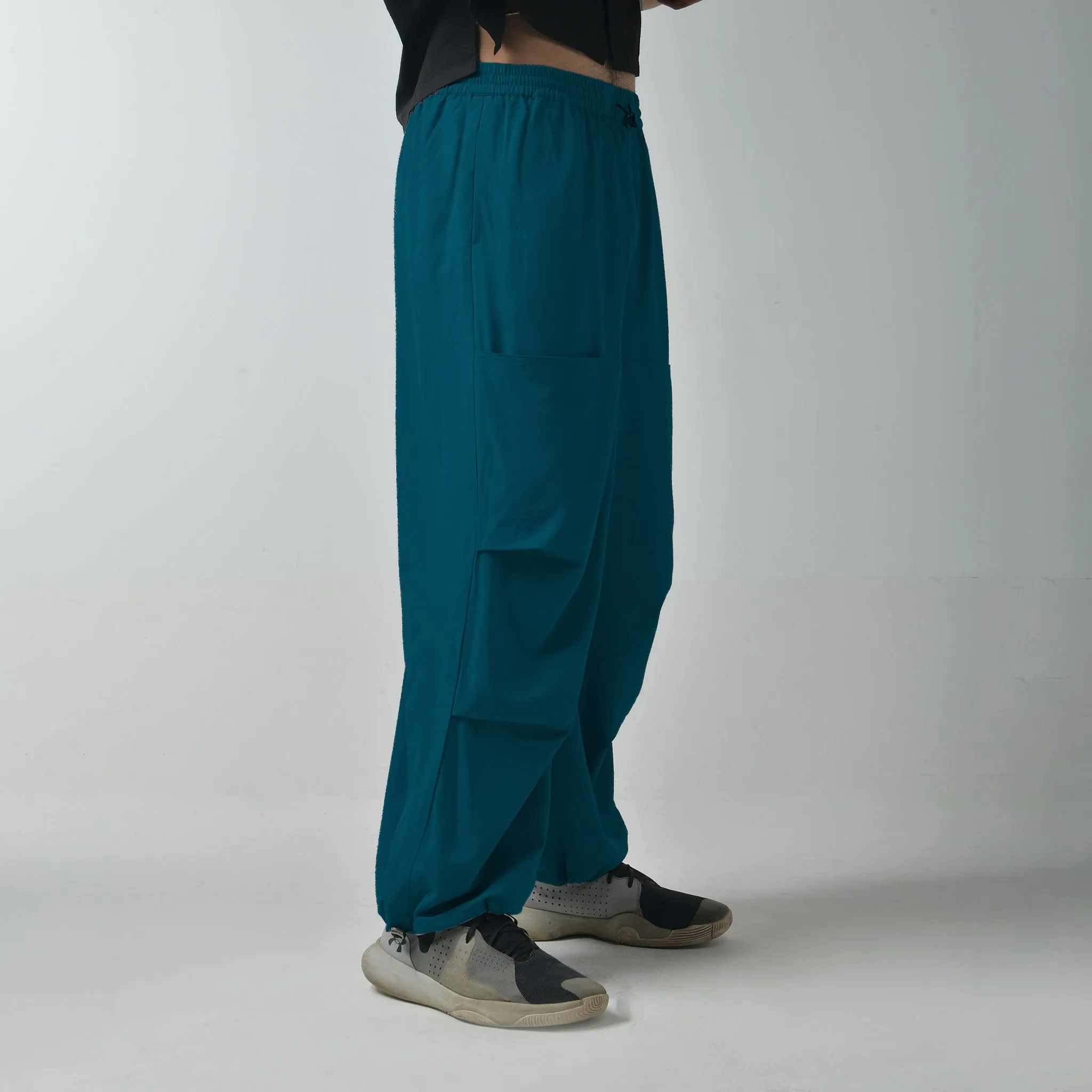 Blue Air Parachute Pants For Men