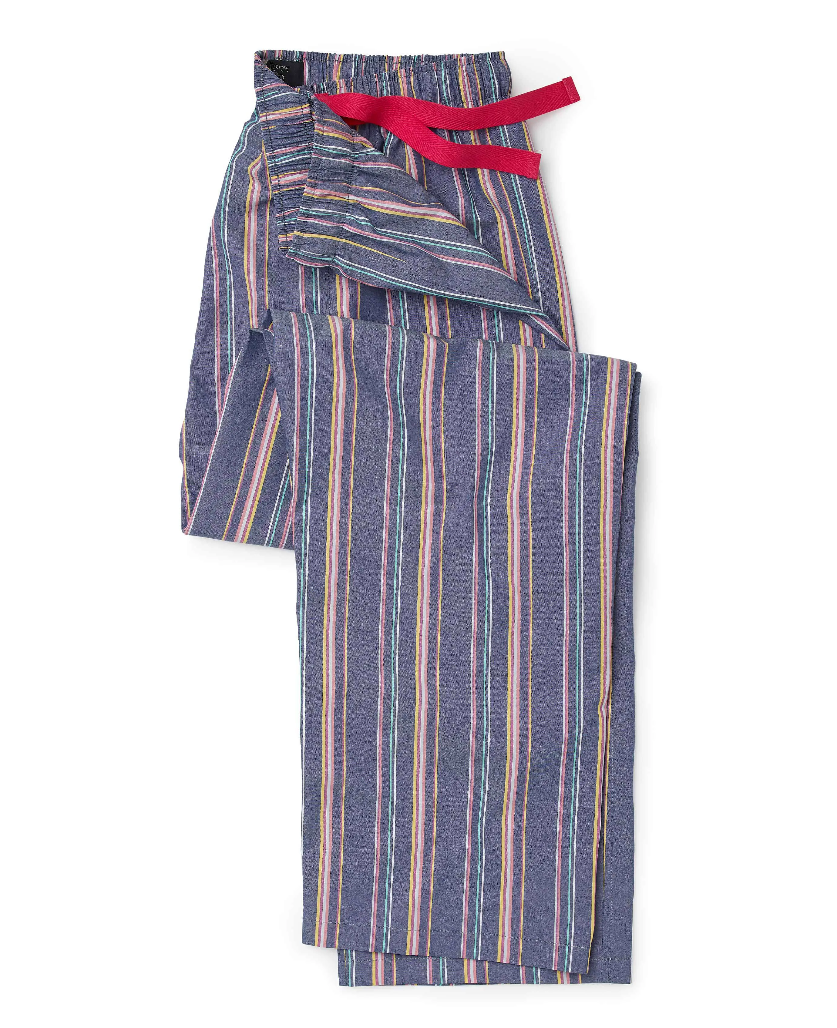 Blue Multi Stripe Cotton Lounge Pants