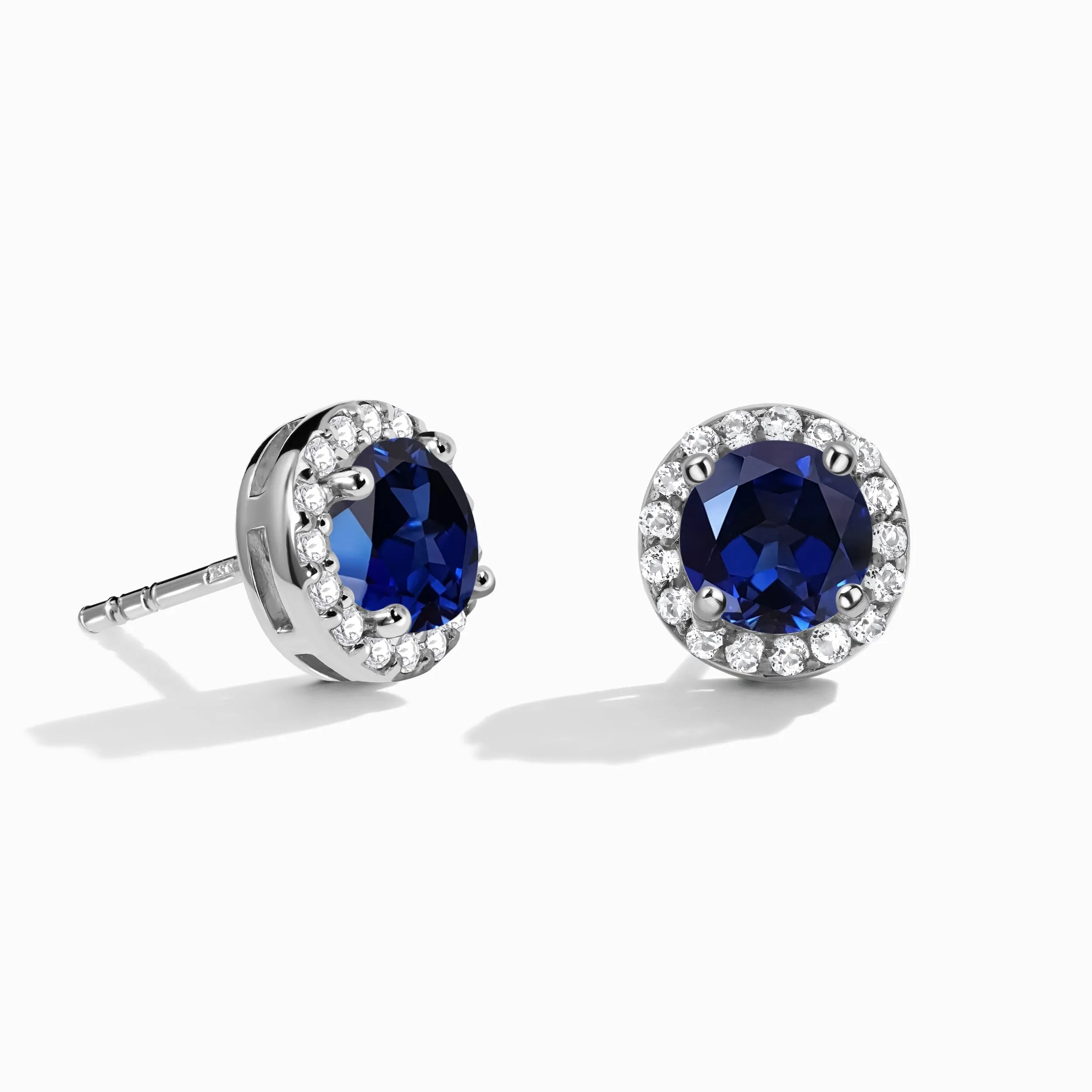 Blue Sapphire Venus Studs - September Birthstone