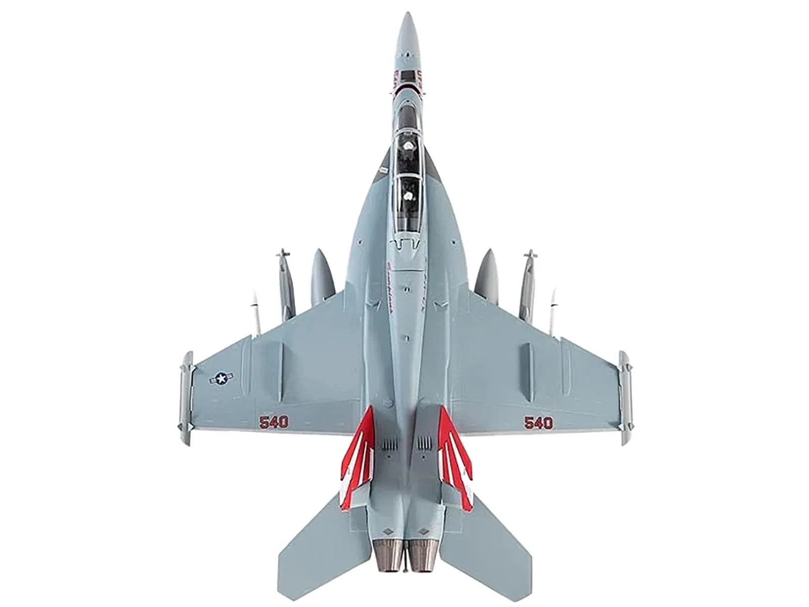 Boeing EA-18G Growler Aircraft VAQ-132 Scorpions United States Navy 1/72 Diecast Model by JC Wings