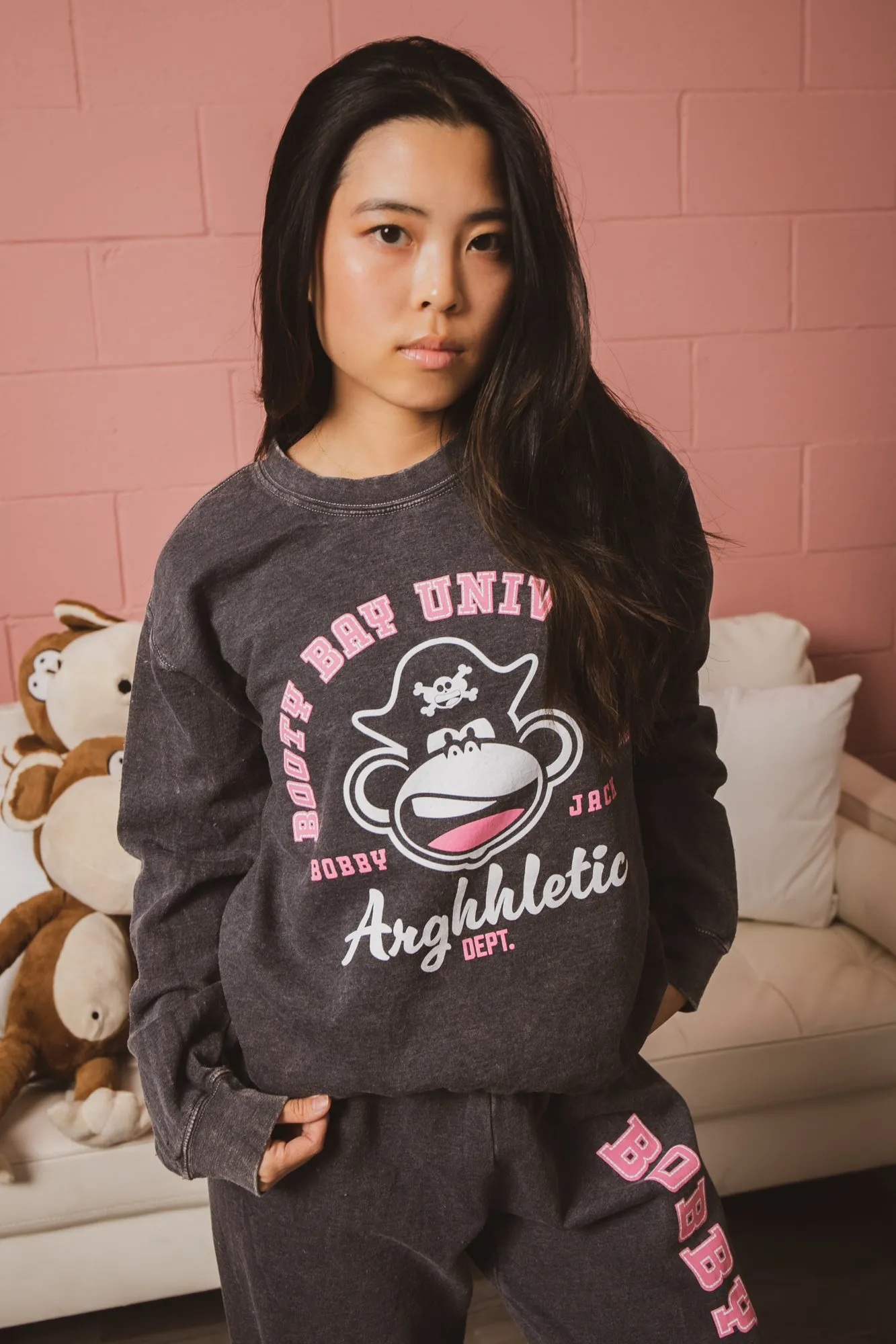 Booty Bay - Bobby Jack Vintage Sweatshirt - Black