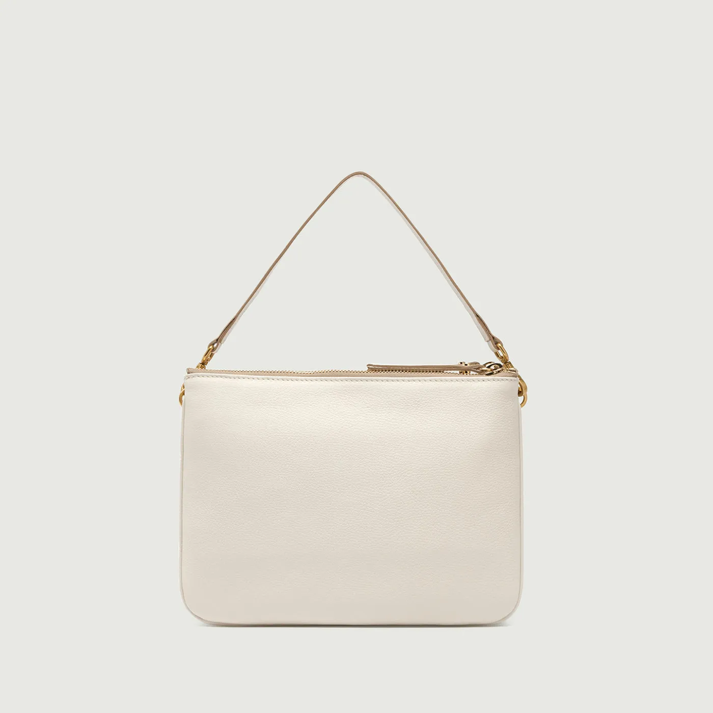 Borsa a tracolla Frida in pelle marble