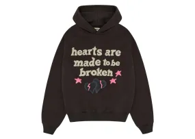 BROKEN PLANET HEARTS ARE MADE TO BE BROKEN HOODIE SOOT BLACK