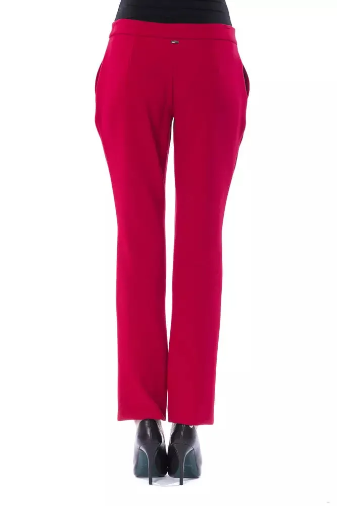 BYBLOS Fuchsia Polyester Women Women's Pant