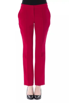 BYBLOS Fuchsia Polyester Women Women's Pant