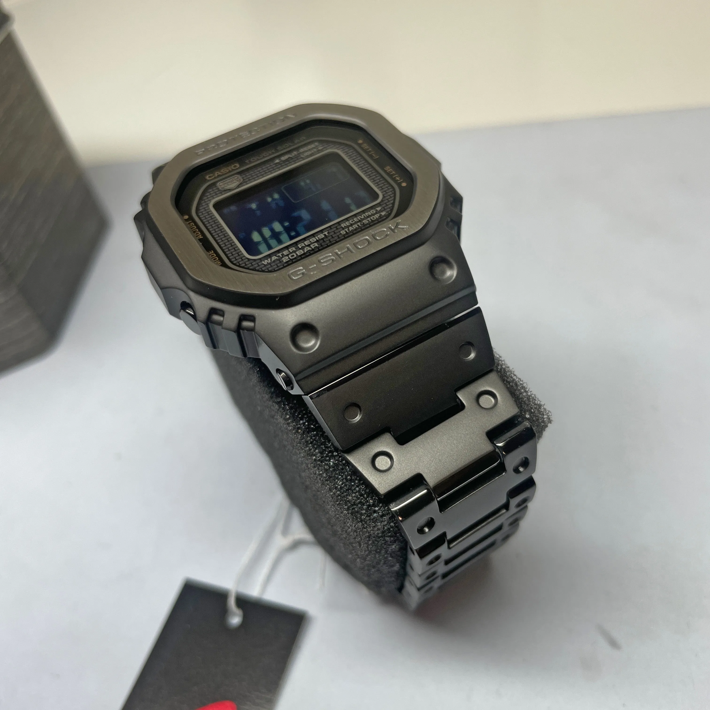 CASIO G-SHOCK Full Metal Square Black 5000 GMWB5000MB-1 Watch Steel