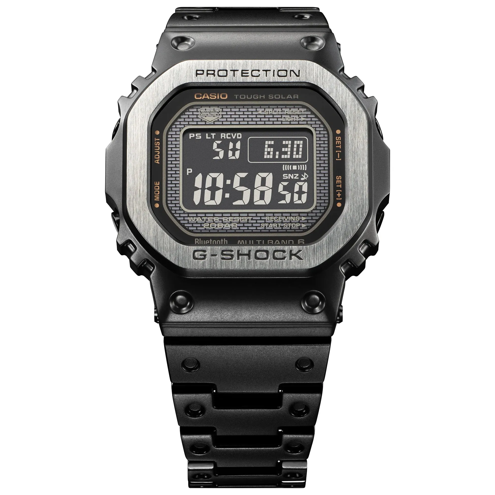 CASIO G-SHOCK Full Metal Square Black 5000 GMWB5000MB-1 Watch Steel