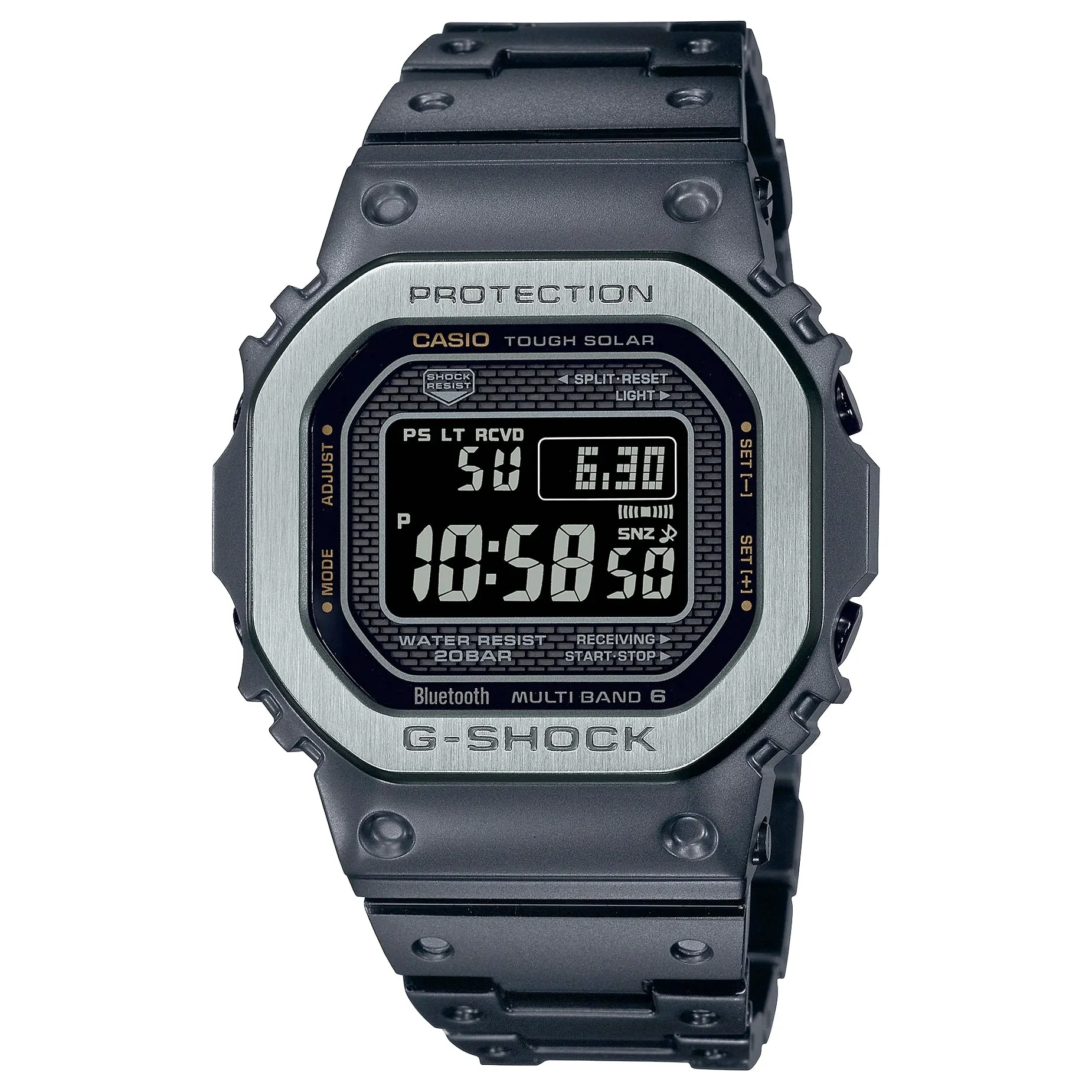 CASIO G-SHOCK Full Metal Square Black 5000 GMWB5000MB-1 Watch Steel