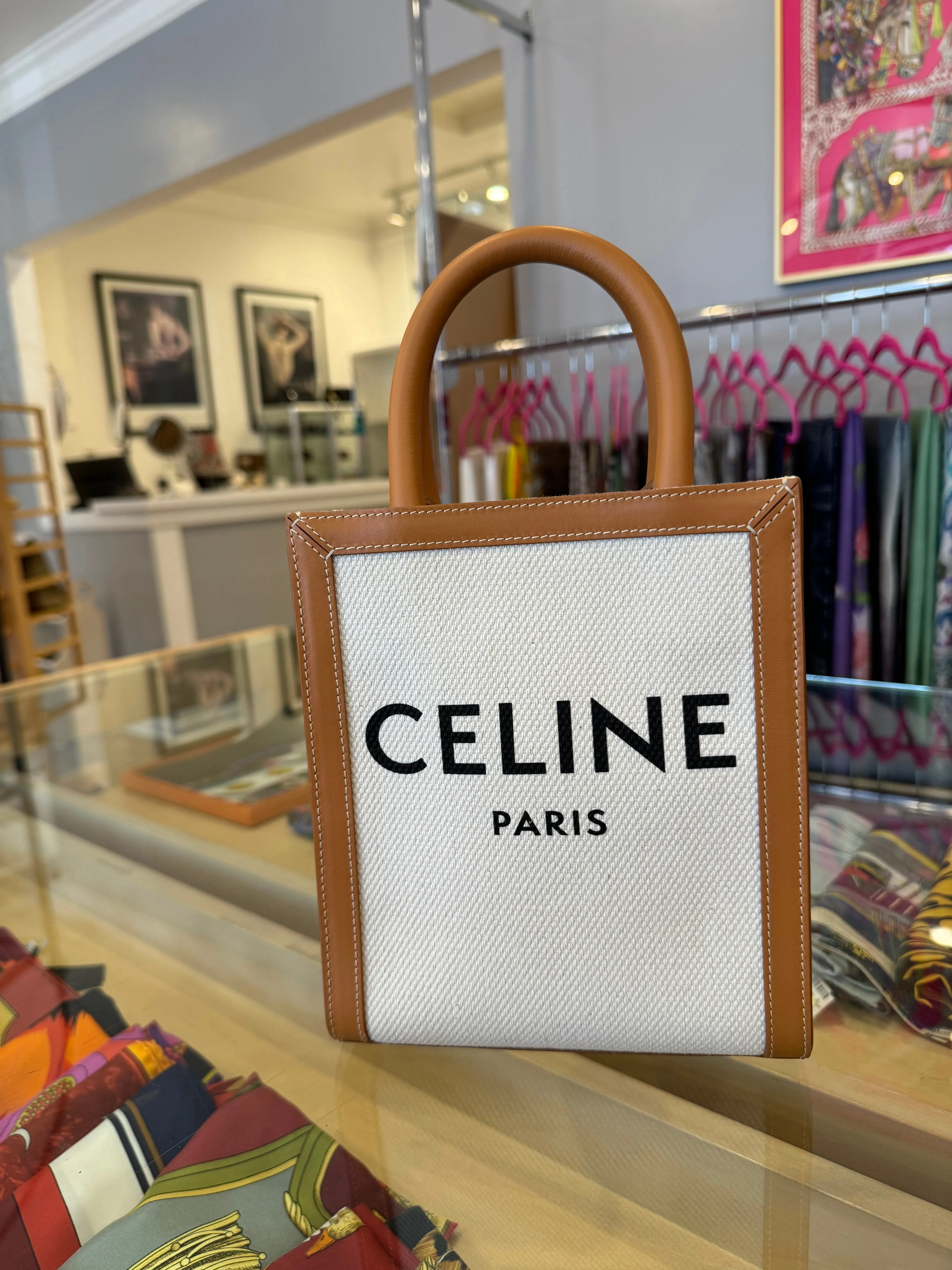 CELINE Mini Vertical Cabas Tote Bag NEW