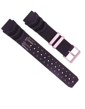 Citizen Aqualand Series Replacement Strap - Black Rubber - 20mm