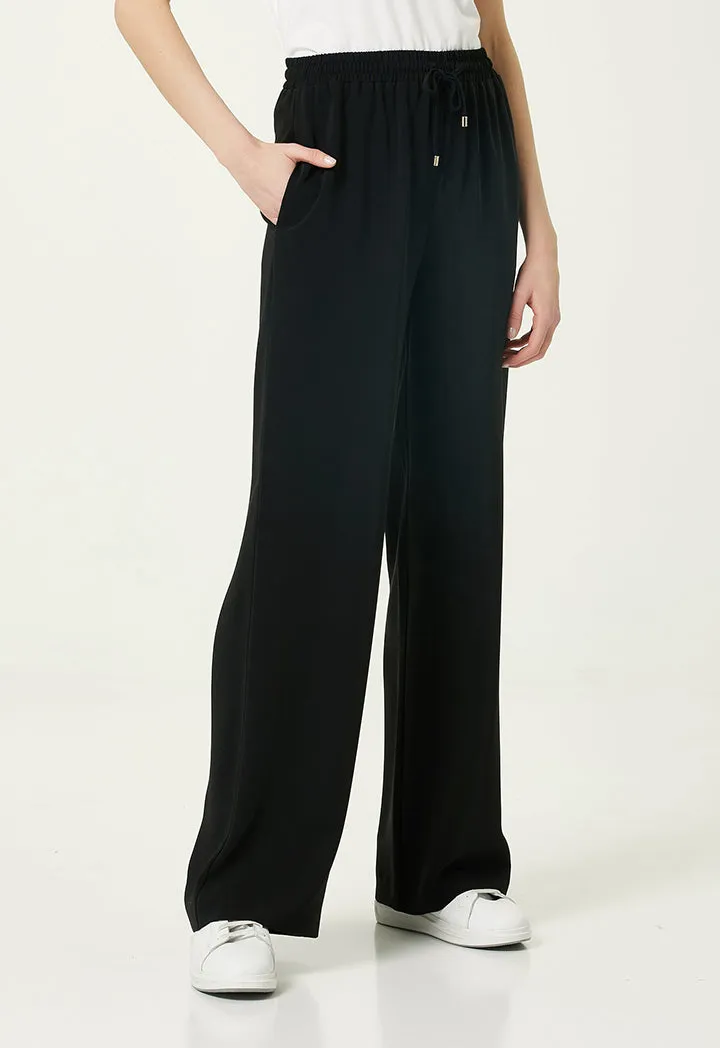 Collection Crepe Pajama Trouser Black