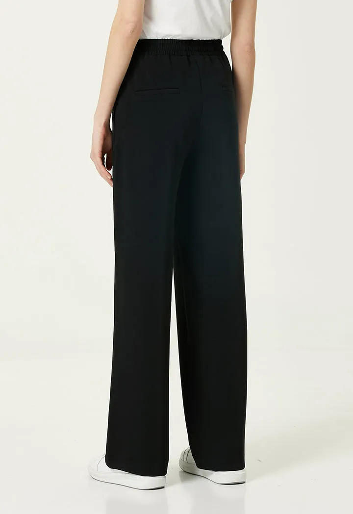 Collection Crepe Pajama Trouser Black