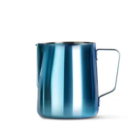 Colored Frothing Pitcher 12oz - Blue