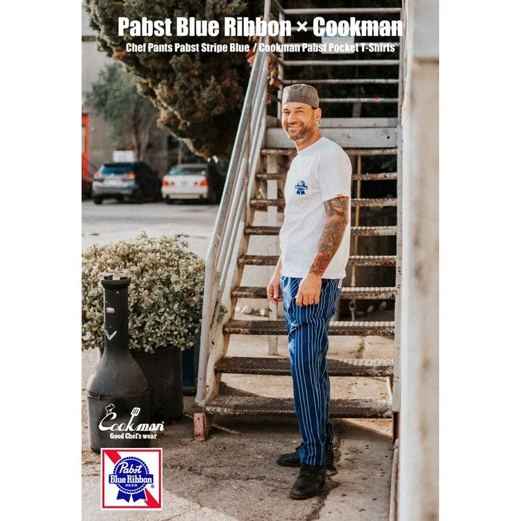 Cookman Chef Pants - Pabst Stripe : Blue