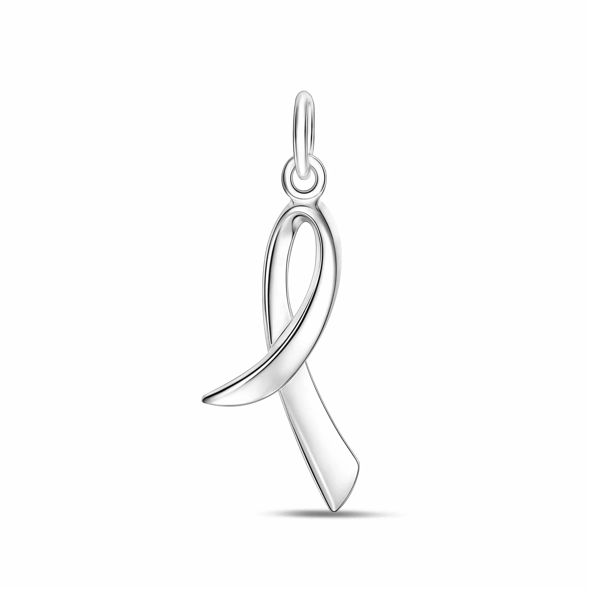 Cursive Initial Pendant Sterling Silver, 26 Alphabets