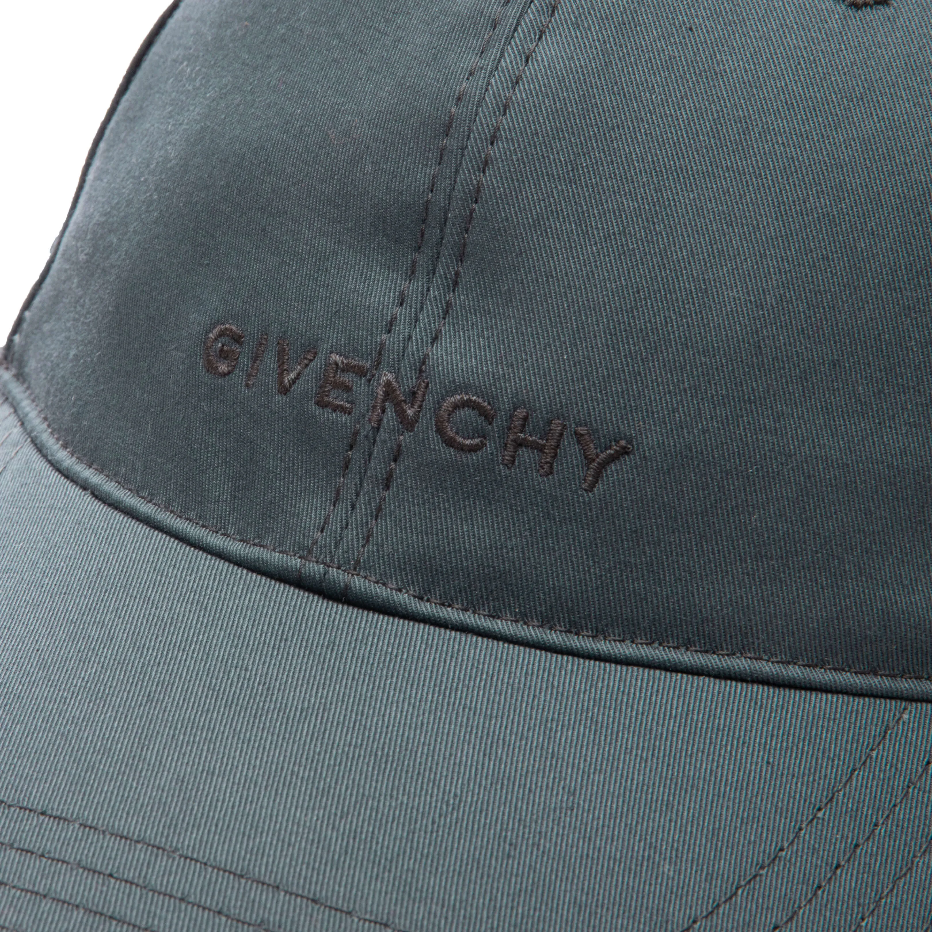 Curved Cap With Embroided Logo - Dark Blue