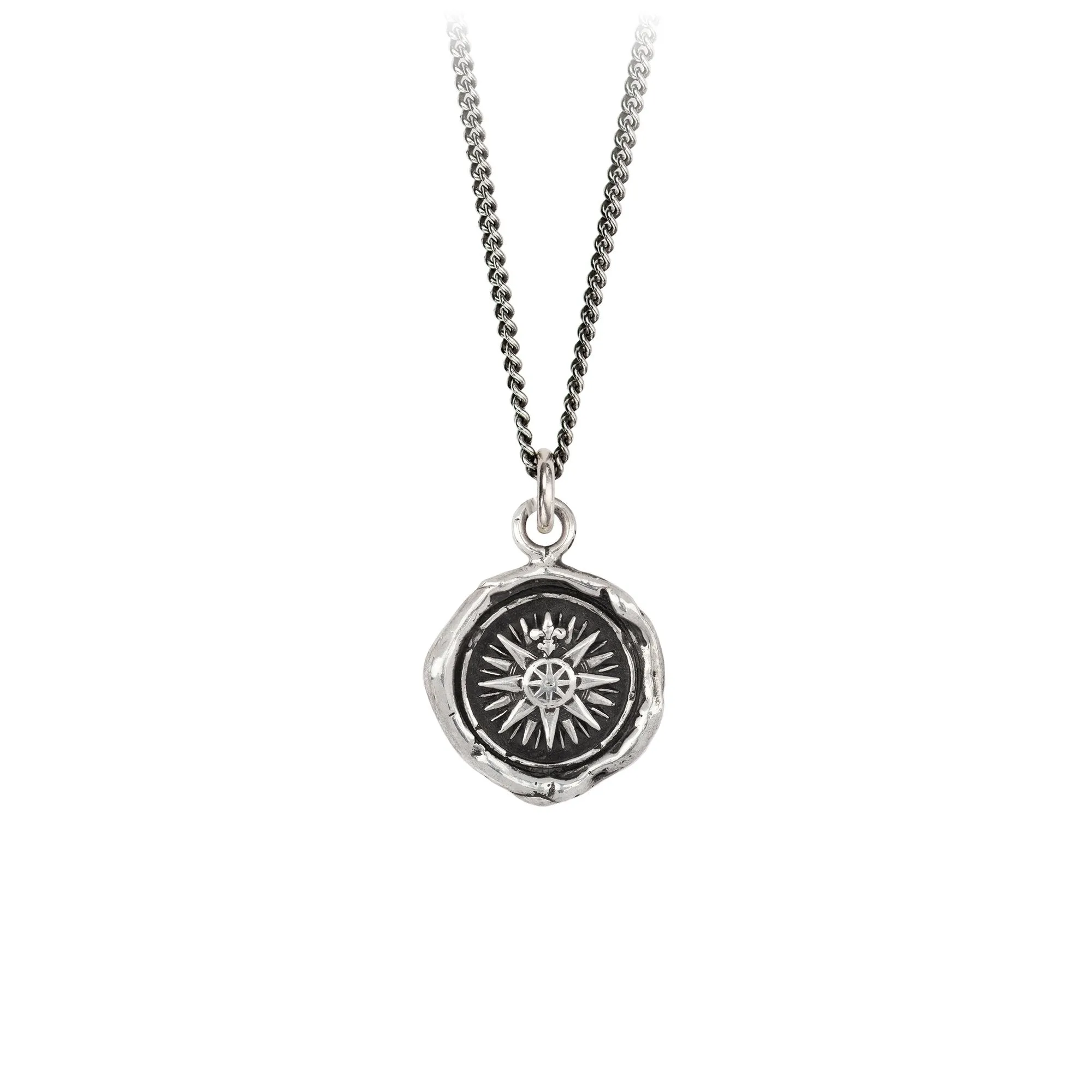 Direction Talisman Necklace (Sterling Silver 18')