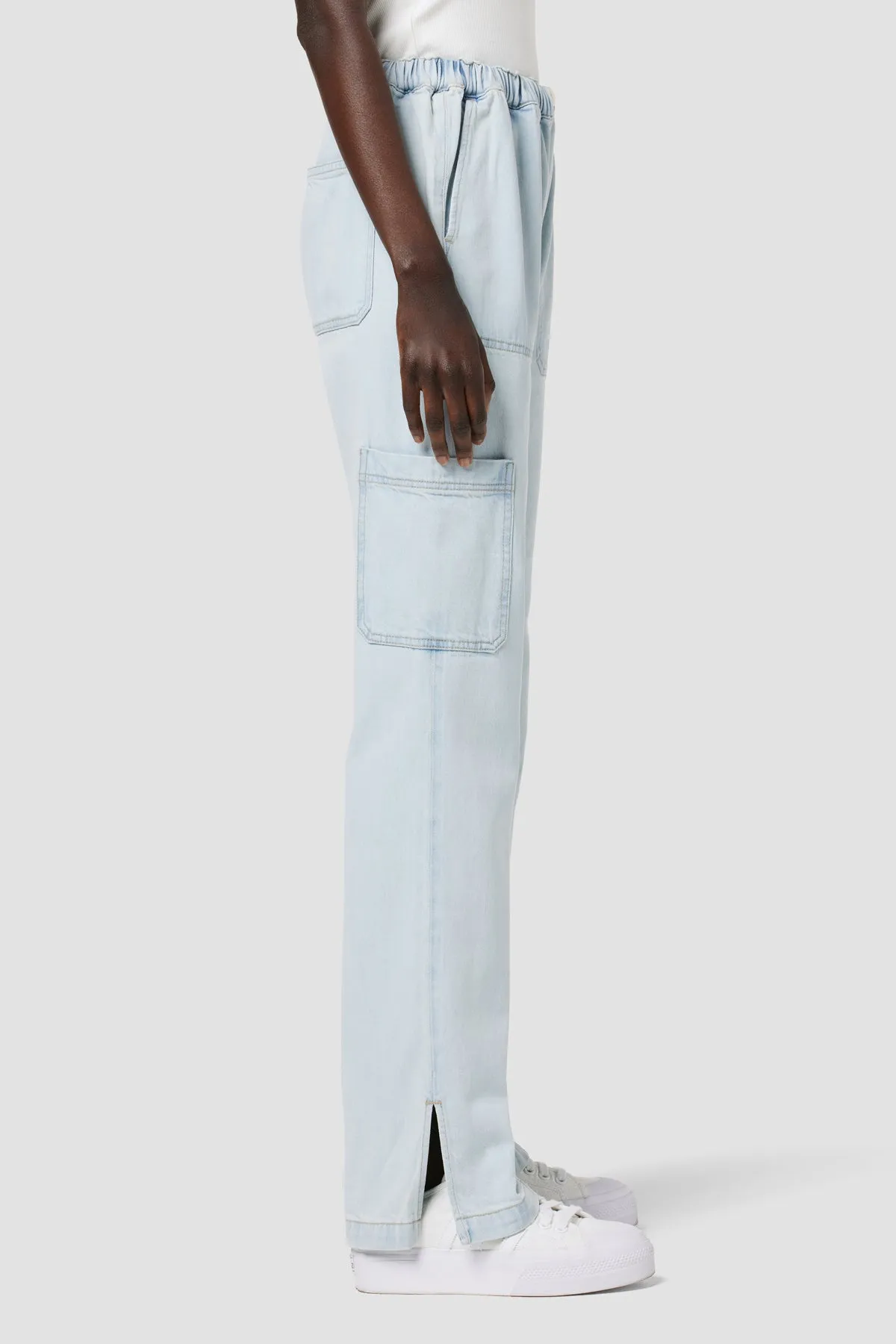 Drawstring Cargo Straight Pant