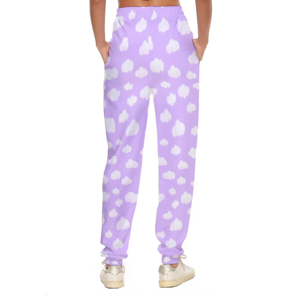 Dreamy Clouds Women's Sweatpants (Lilac)