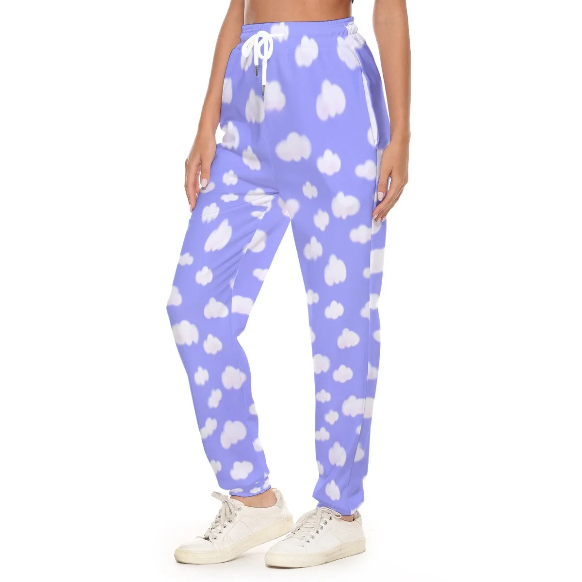 Dreamy Clouds Women's Sweatpants (Periwinkle)