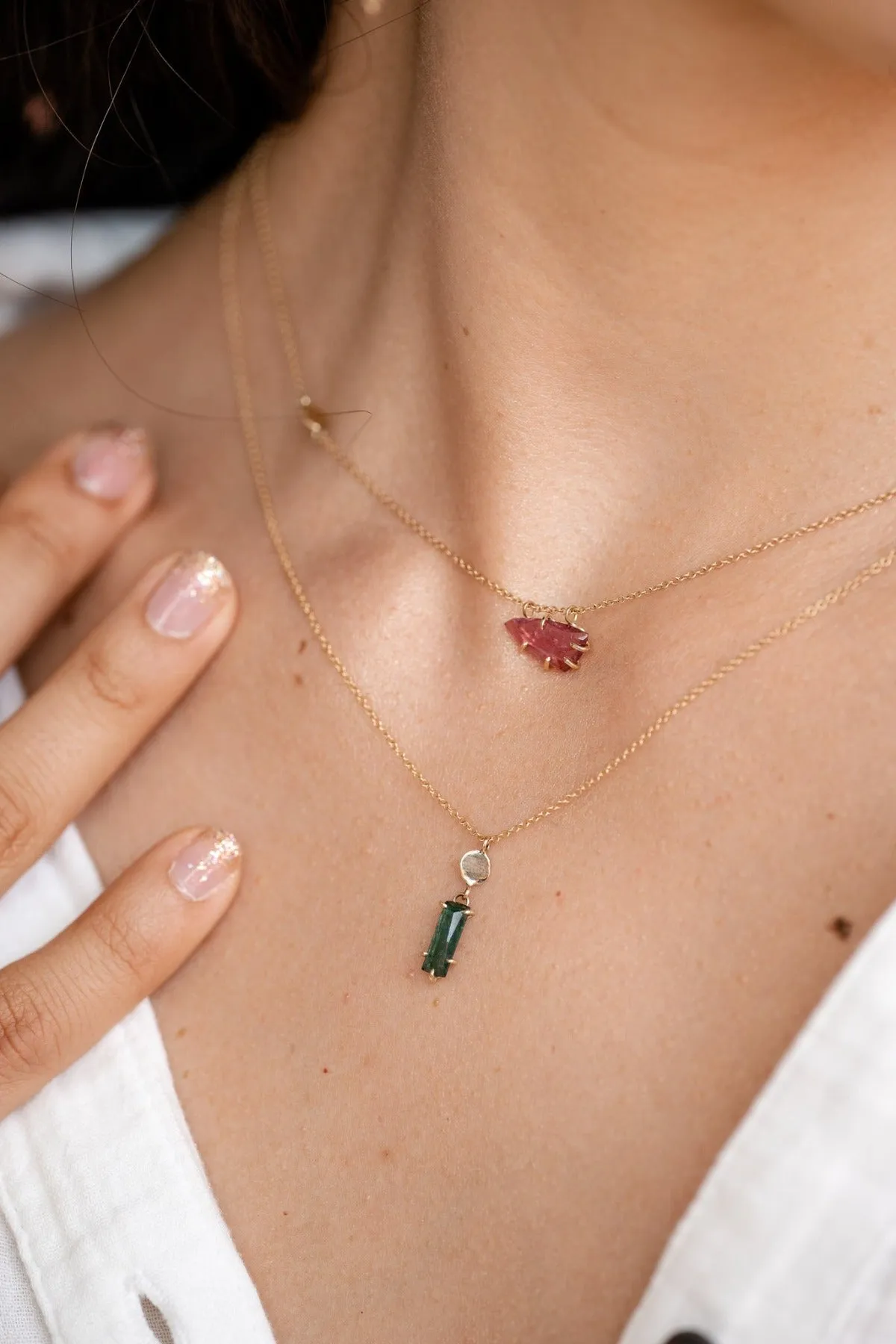 El Dorado Luminous Necklace with 0.90ct Tourmaline