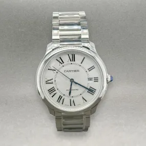 Estate Cartier Ronde Must De Cartier Automatic Watch Ref#WSRN0035