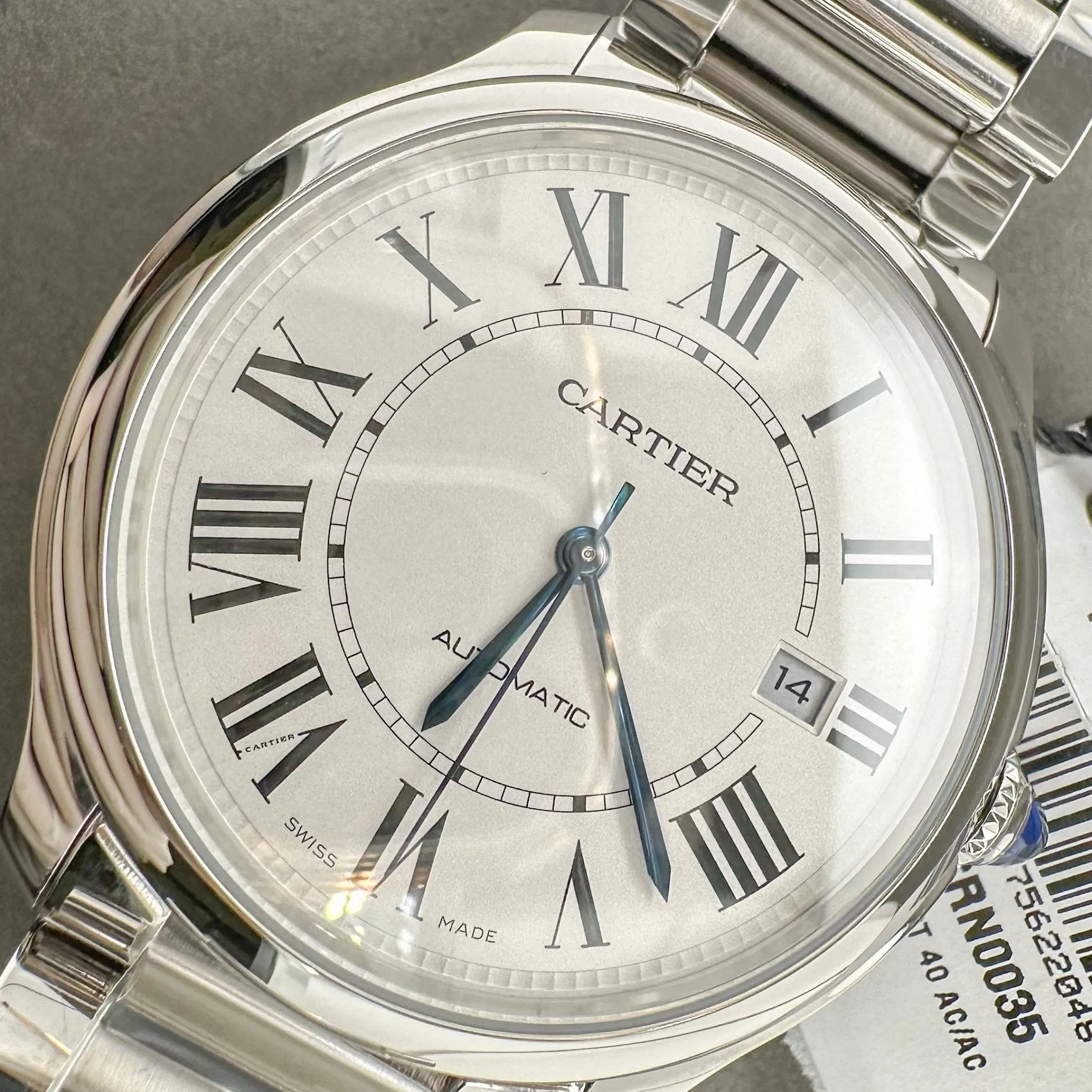 Estate Cartier Ronde Must De Cartier Automatic Watch Ref#WSRN0035