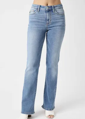 FINAL SALE - Judy Blue Medium Wash Bootcut Jeans