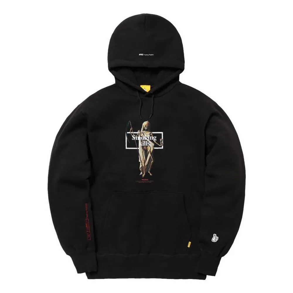 #FR2 SMOKING DEATH HOODIE-BLACK