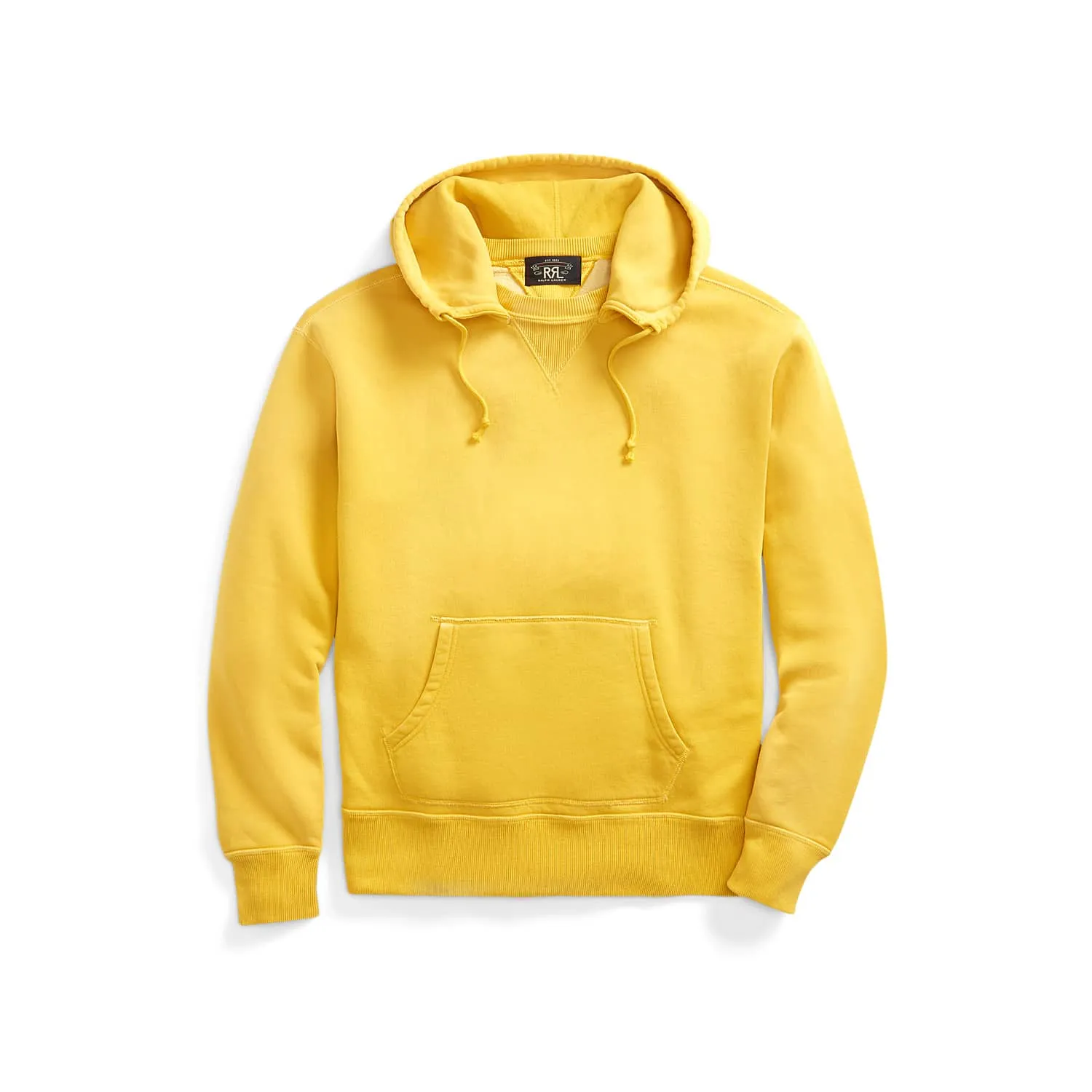 Garment-Dyed Fleece Hoodie Vintage Gold