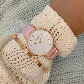 Girl Boss Watch Bracelet Stack