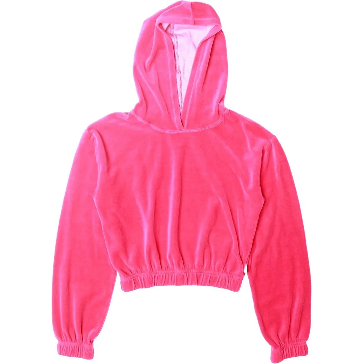 hooded pullover with elastic | magenta