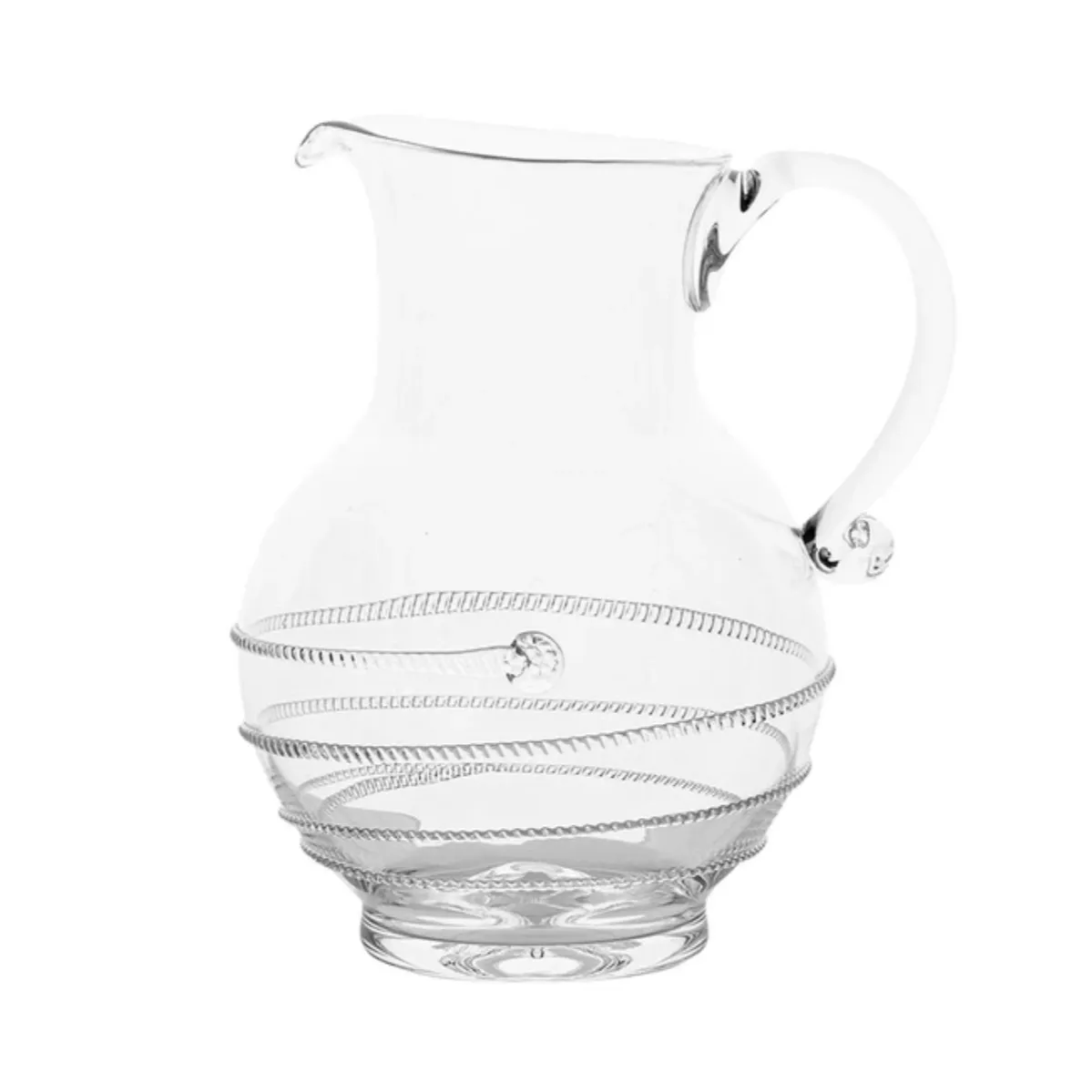 Juliska Amalia Glass Round Pitcher