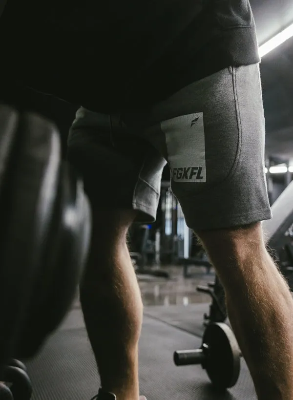 KNOCKOUT SWEATSHORTS - GREY