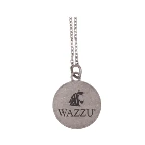 LXG Silver WAZZU Cirlce Necklace