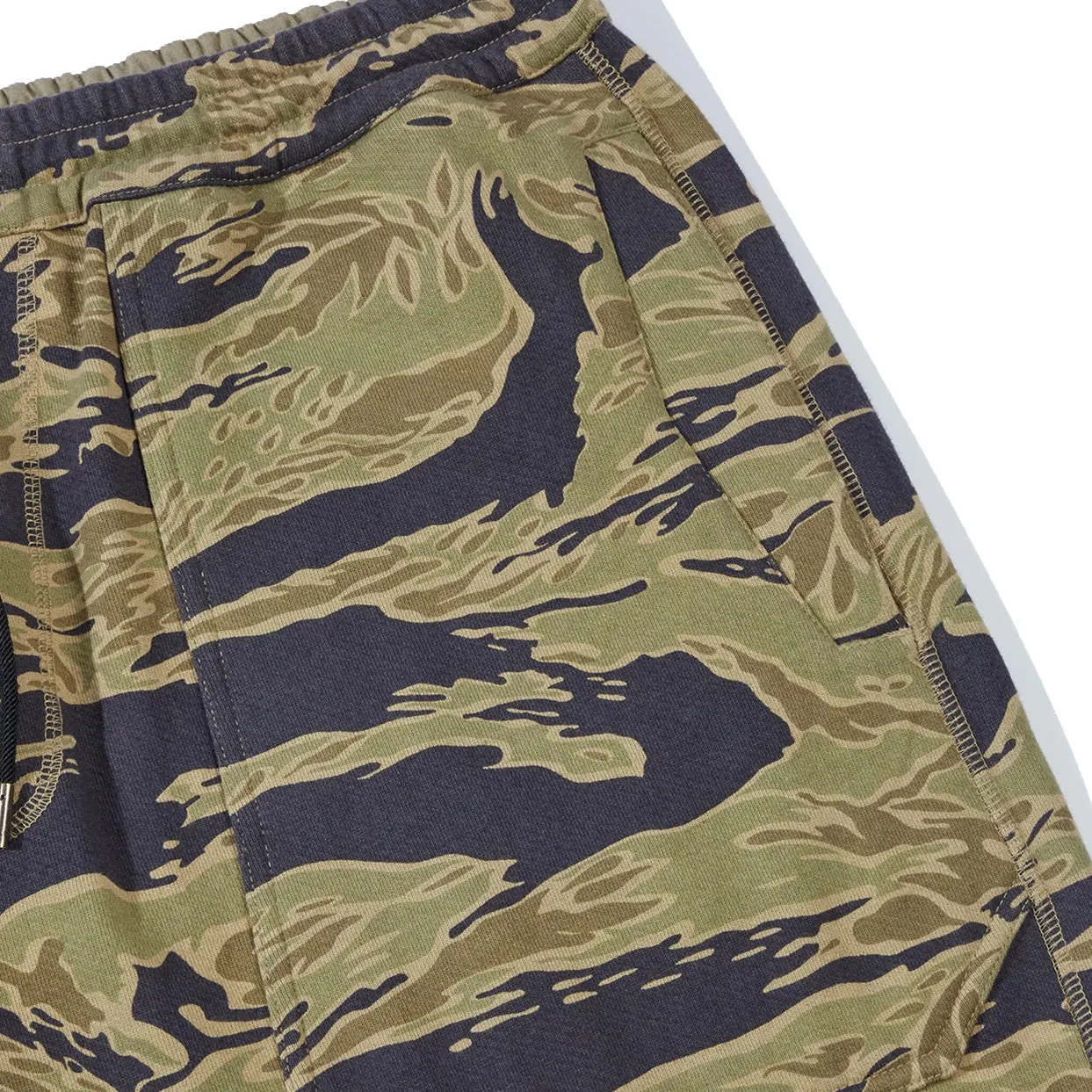 Maharishi Men Camo Reversible Sweatpants Sunbleached Gold Tigerstripe