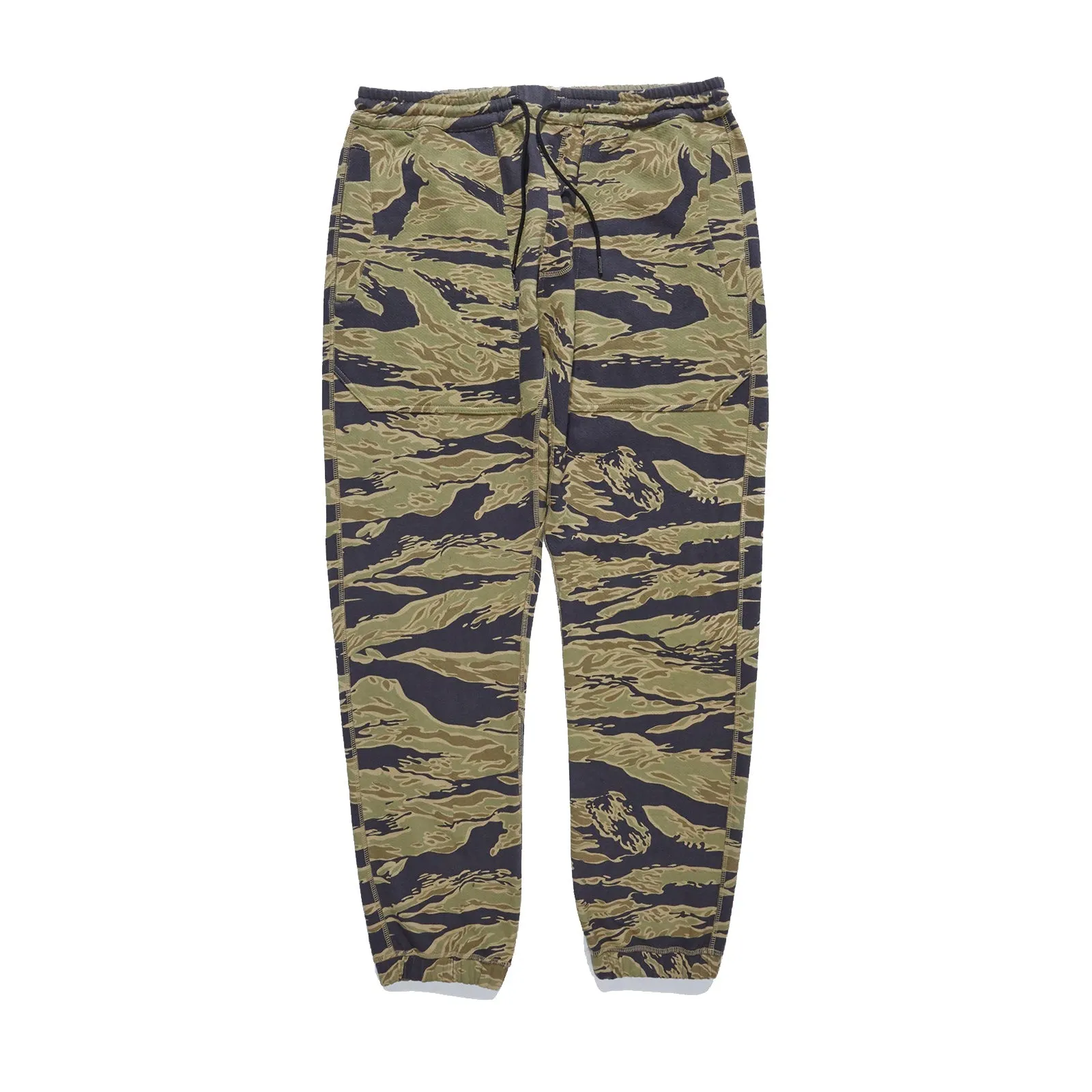 Maharishi Men Camo Reversible Sweatpants Sunbleached Gold Tigerstripe