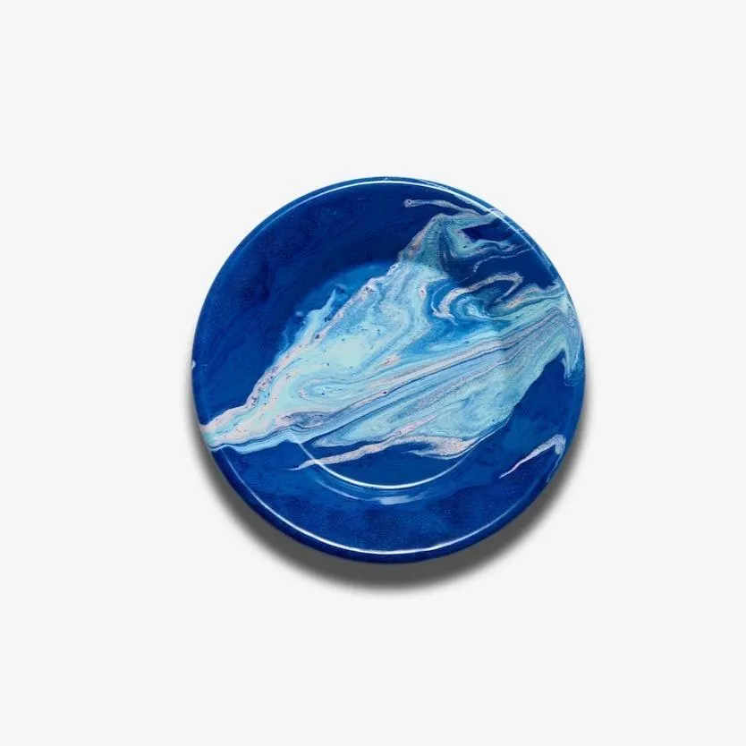 Marble Flat Plate (Multiple Colors)