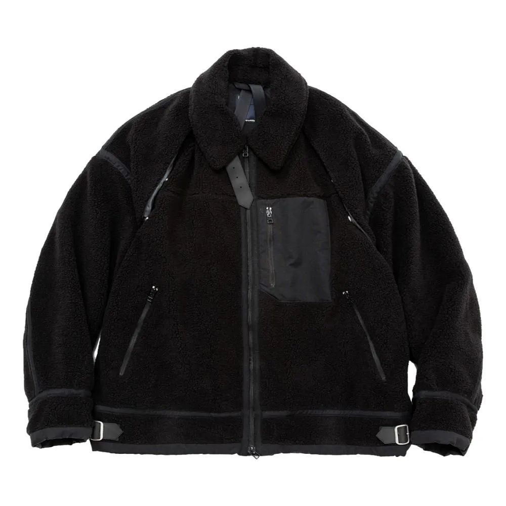 MEANSWHILE RETRO FLEECE B3-OFF BLACK