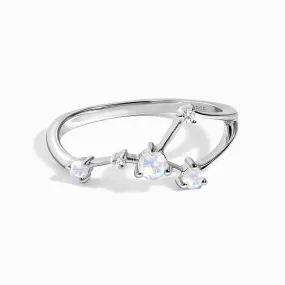 Moonstone Ring - Cancer Zodiac Constellation