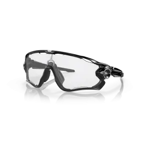 Oakley Jawbreaker Clear To Black Iridium Photochromic Lenses Polished Black Frame