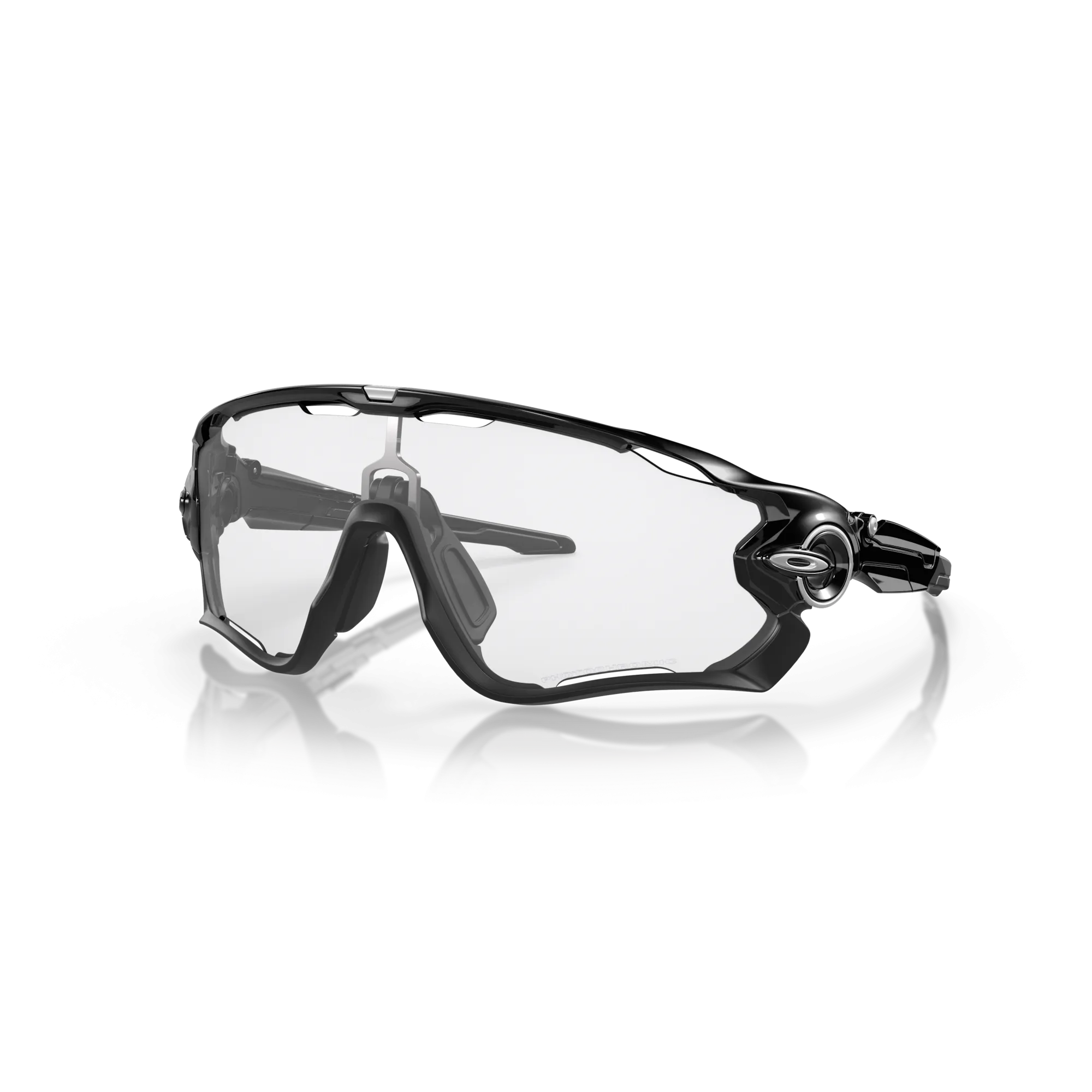 Oakley Jawbreaker Clear To Black Iridium Photochromic Lenses Polished Black Frame