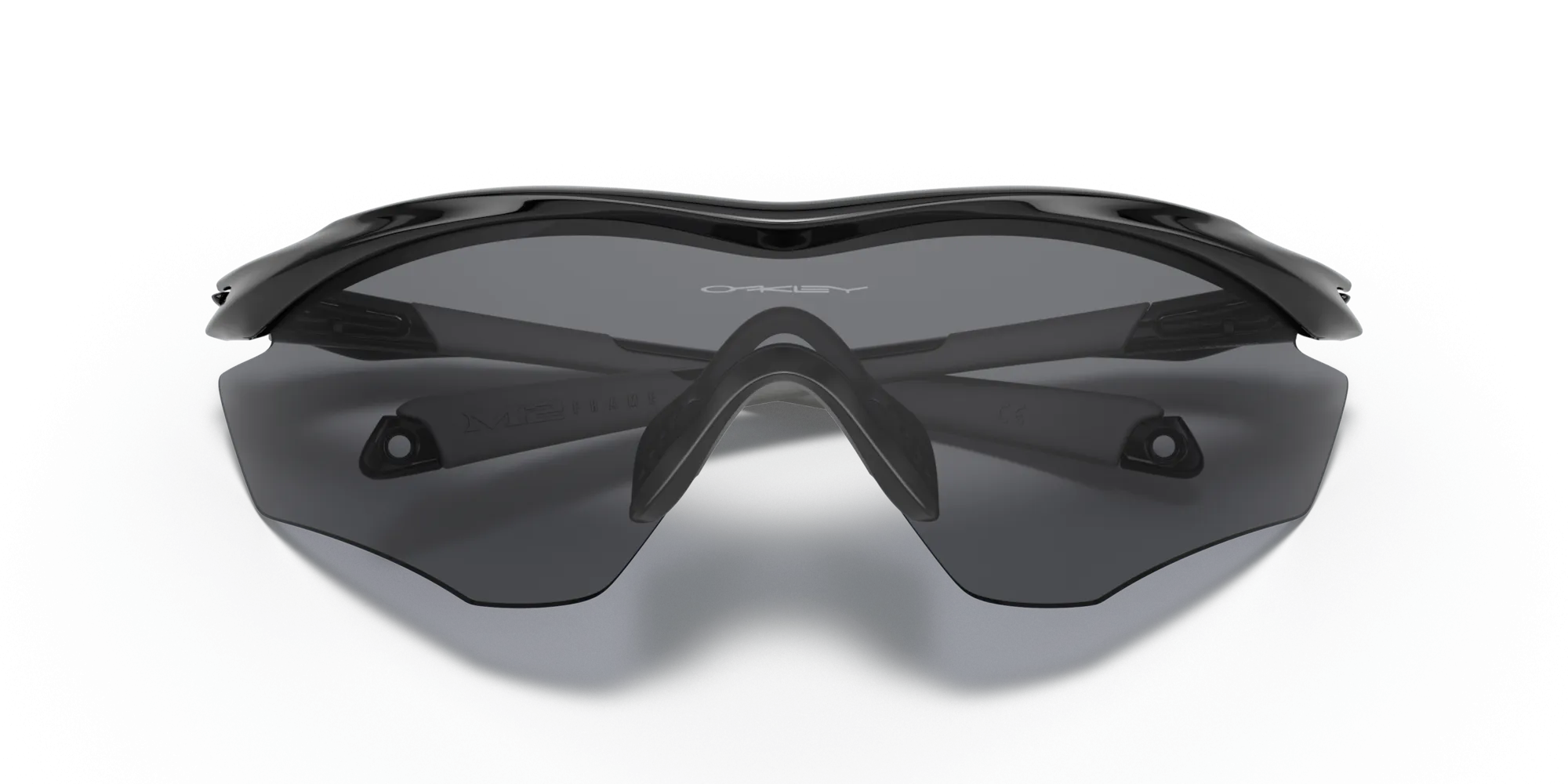 Oakley M2 Frame XL Grey Lenses Polished Black Frame